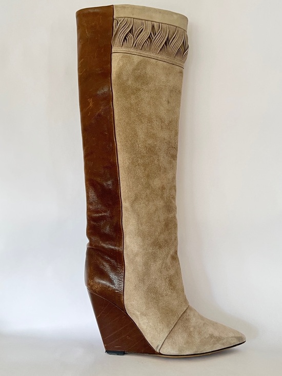Isabel Marant Shoes - Vintage Isabel Marant Jeanette boot
Two-Tone 
From the 2010 era